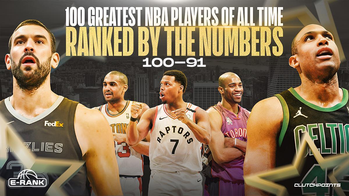 NBA 史上最伟大的 100 名球员,按新指标排名:100-91